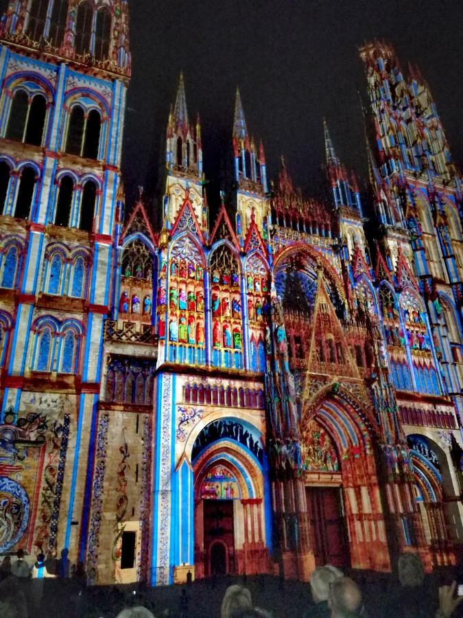 Grand Appartement Proche Chu Rouen Bagian luar foto